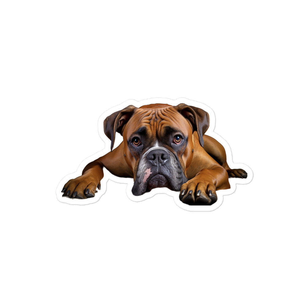 Boxer Sticker - Stickerfy.ai