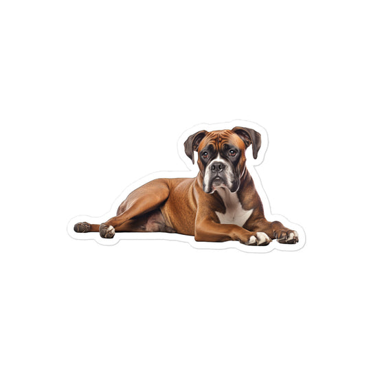 Boxer Sticker - Stickerfy.ai
