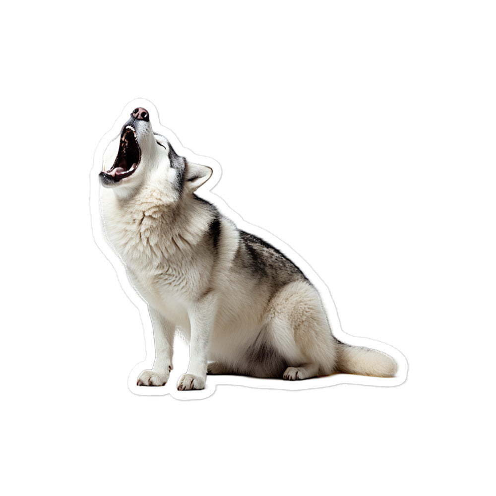 Siberian Husky Sticker - Stickerfy.ai