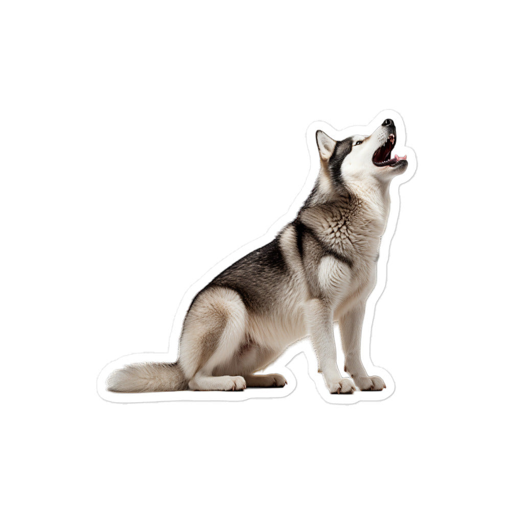 Siberian Husky Sticker - Stickerfy.ai