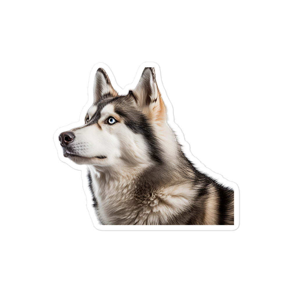 Siberian Husky Sticker - Stickerfy.ai