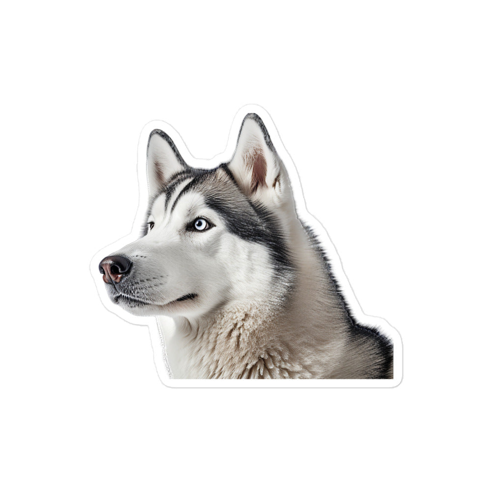 Siberian Husky Sticker - Stickerfy.ai