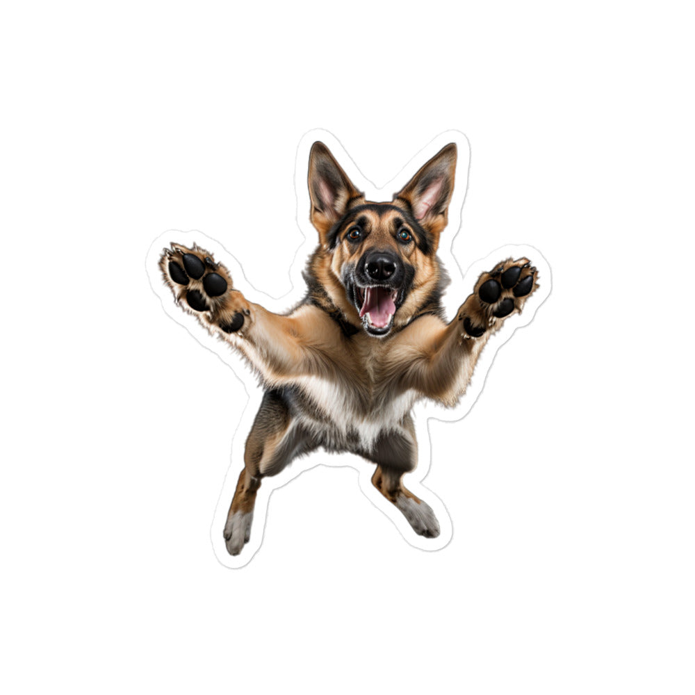 German Shepherd Sticker - Stickerfy.ai
