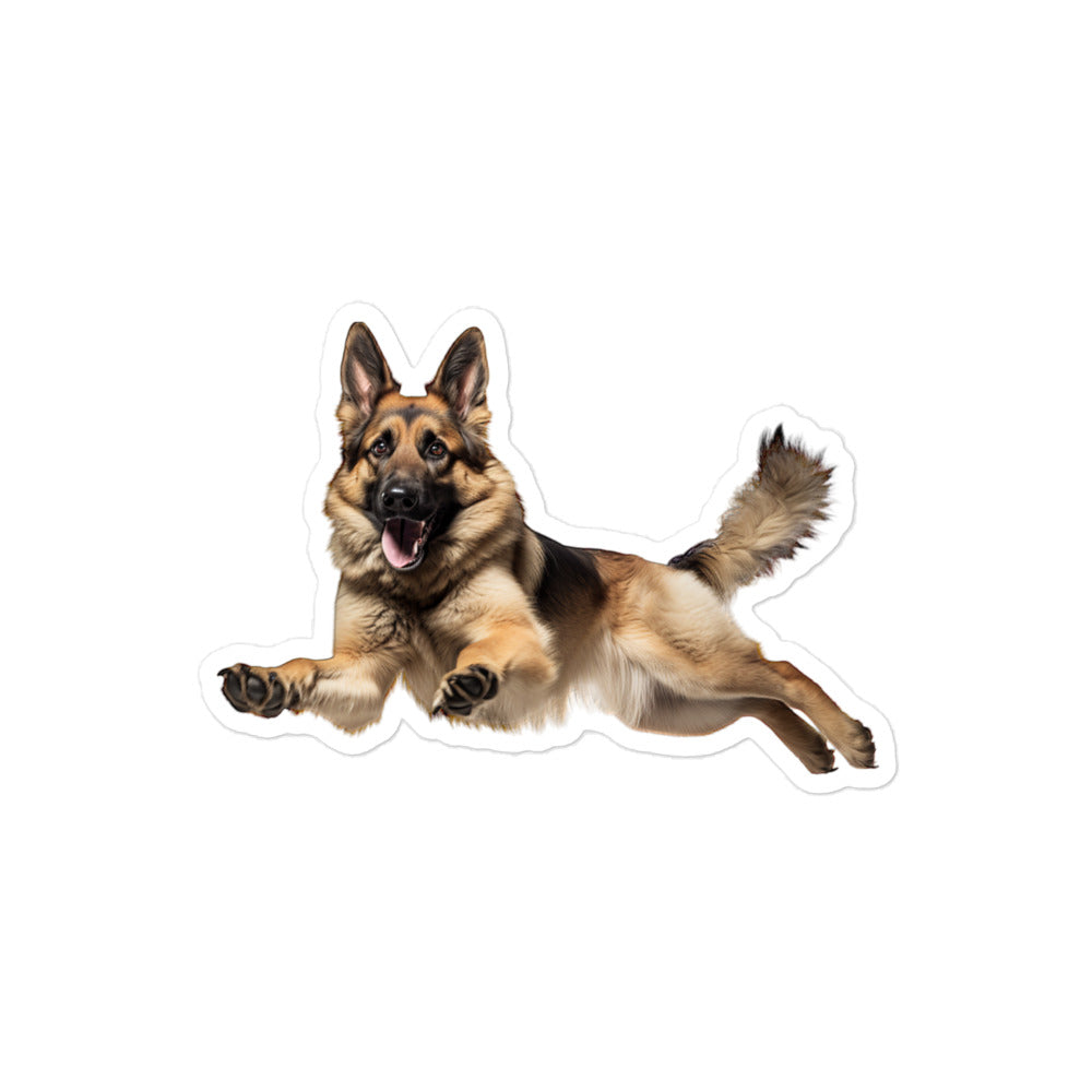 German Shepherd Sticker - Stickerfy.ai