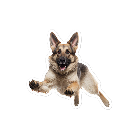 German Shepherd Sticker - Stickerfy.ai