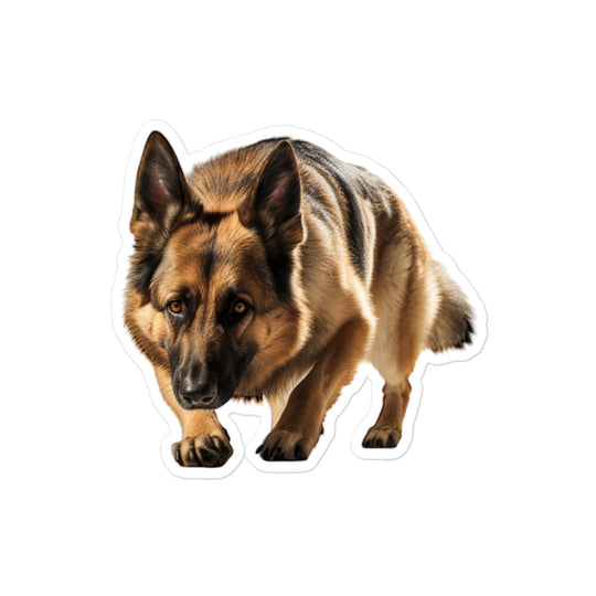 German Shepherd Sticker - Stickerfy.ai
