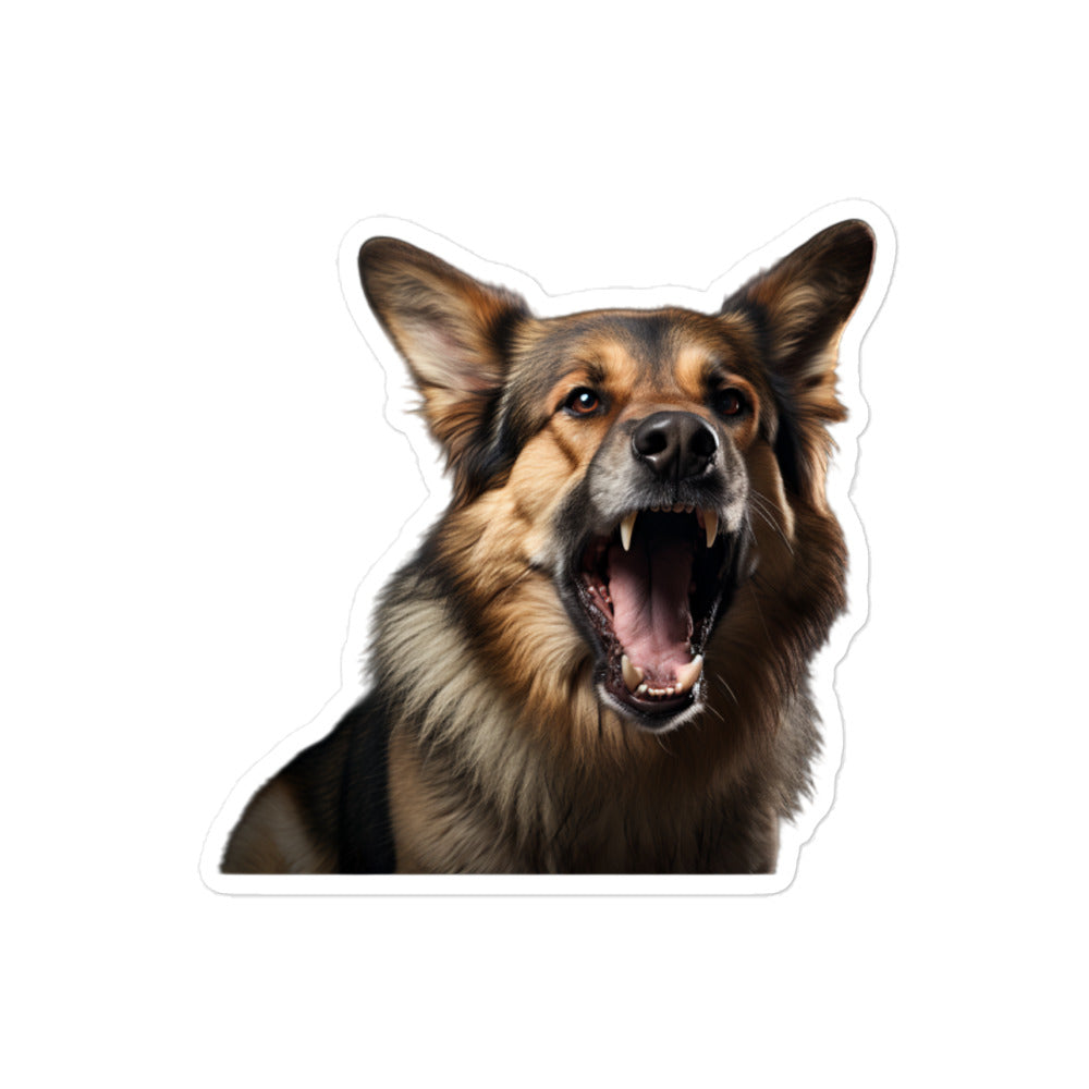 German Shepherd Sticker - Stickerfy.ai