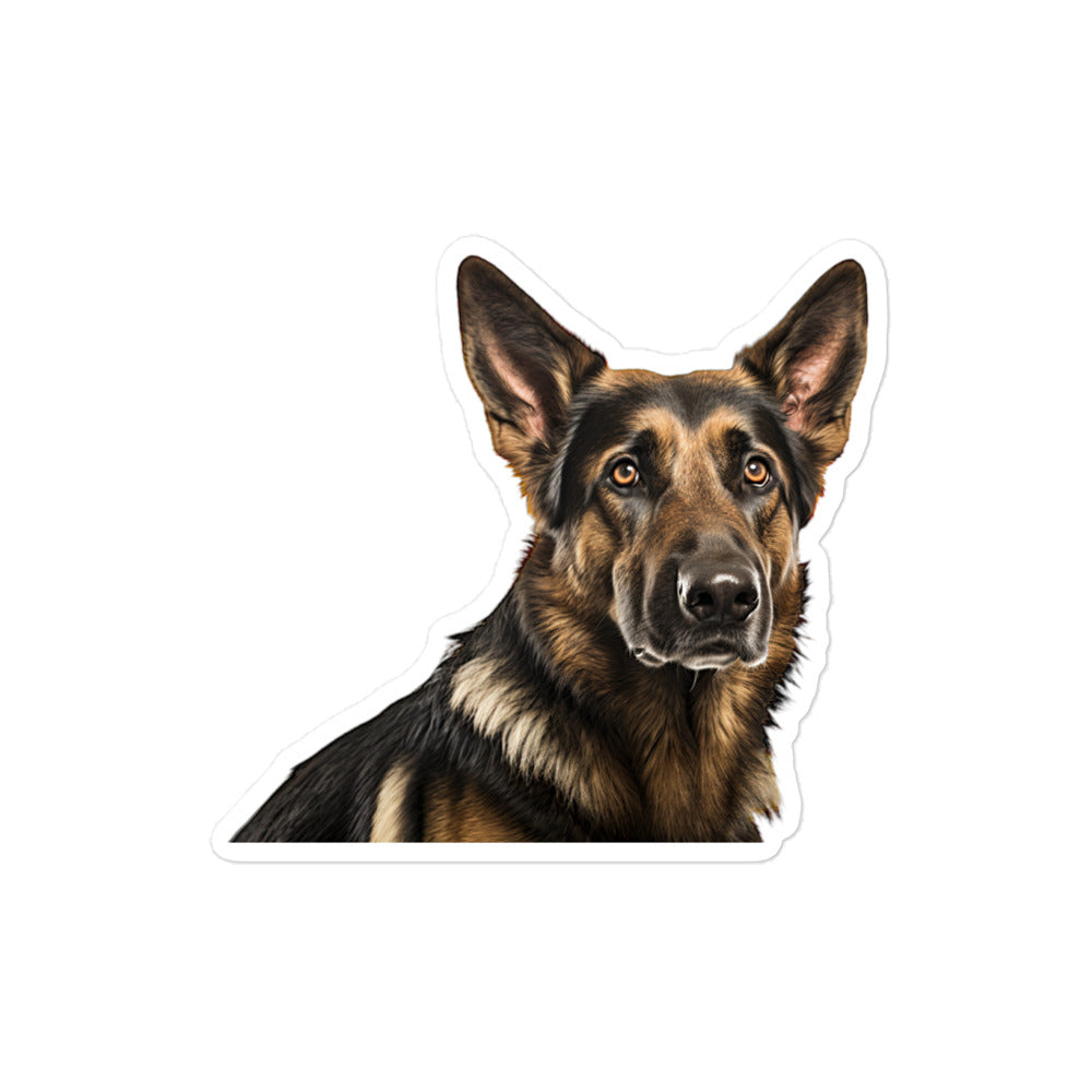 German Shepherd Sticker - Stickerfy.ai