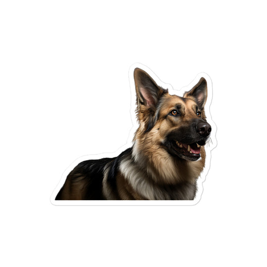 German Shepherd Sticker - Stickerfy.ai