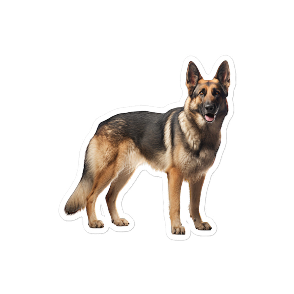German Shepherd Sticker - Stickerfy.ai