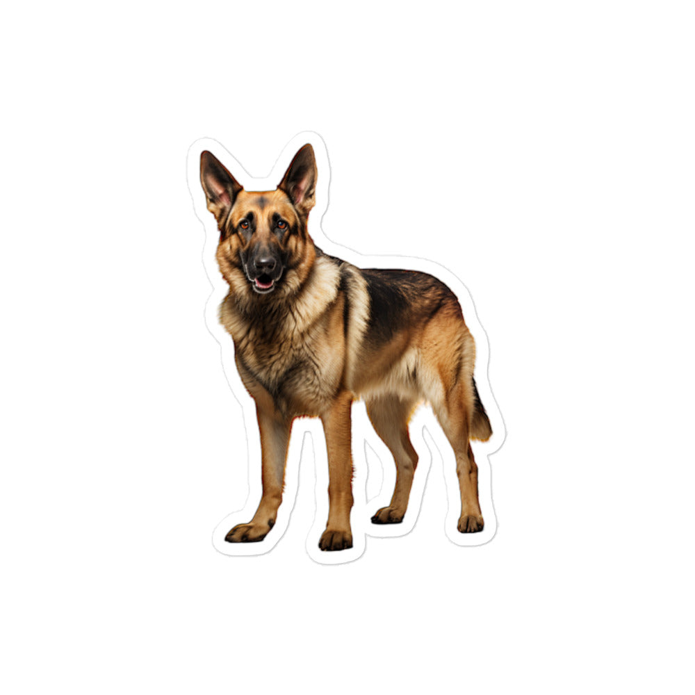 German Shepherd Sticker - Stickerfy.ai