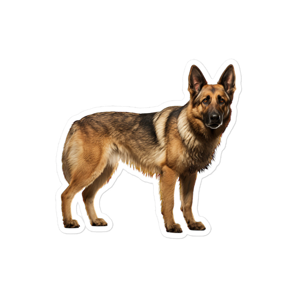 German Shepherd Sticker - Stickerfy.ai