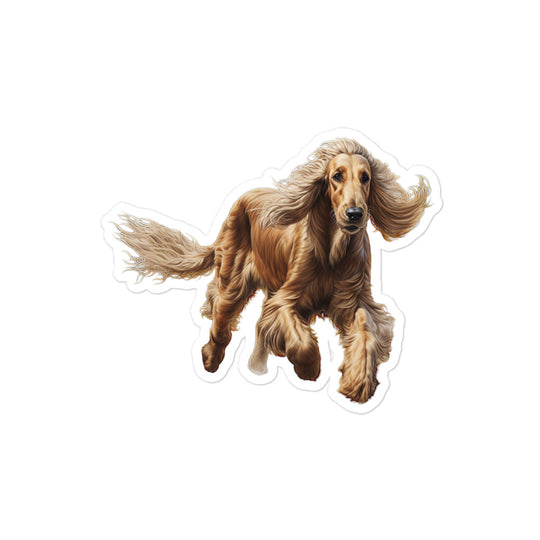 Afghan Hound Sticker - Stickerfy.ai