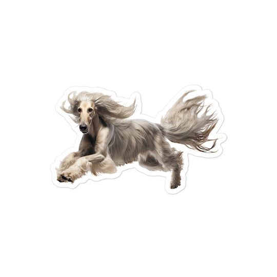 Afghan Hound Sticker - Stickerfy.ai