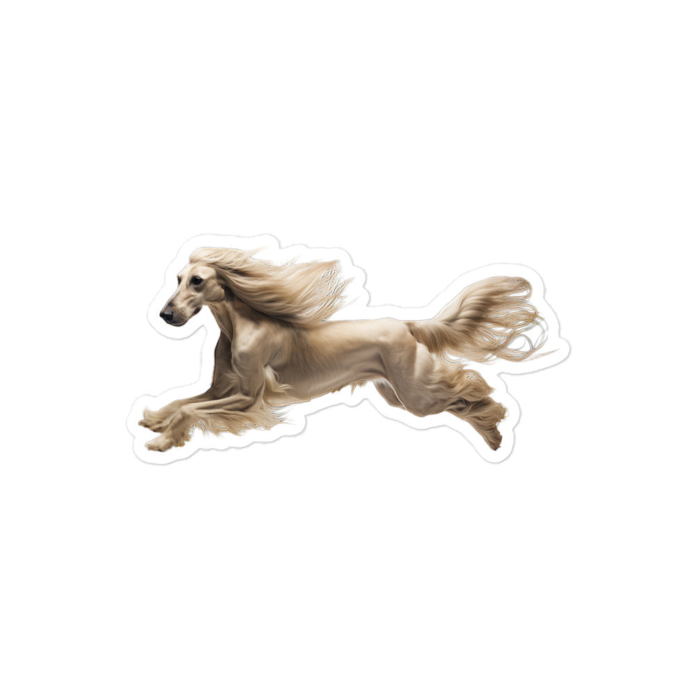 Afghan Hound Sticker - Stickerfy.ai