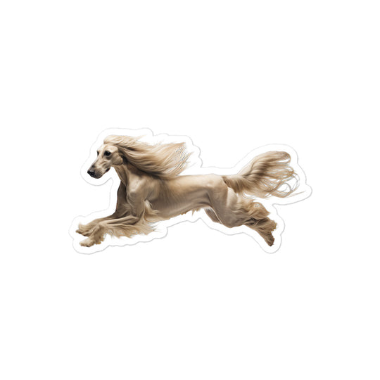 Afghan Hound Sticker - Stickerfy.ai
