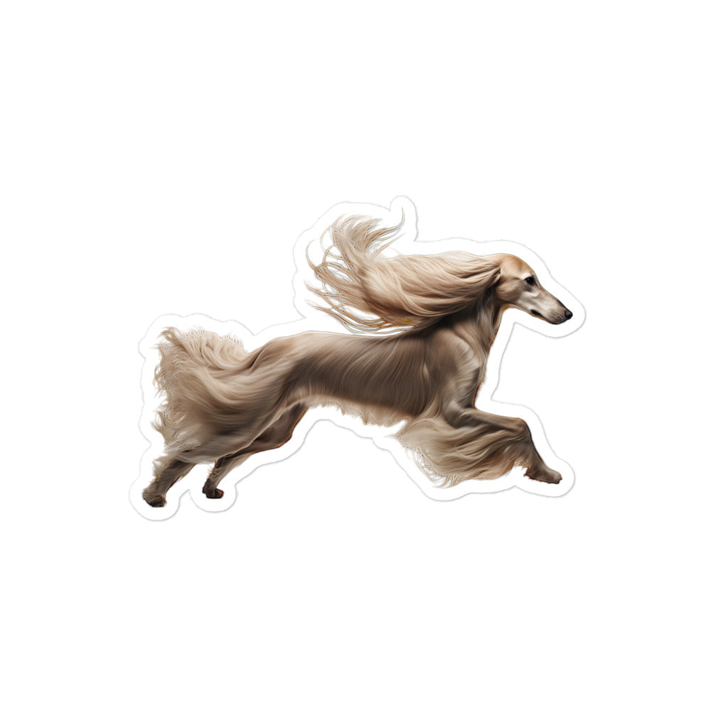 Afghan Hound Sticker - Stickerfy.ai