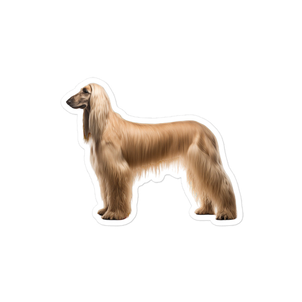 Afghan Hound Sticker - Stickerfy.ai