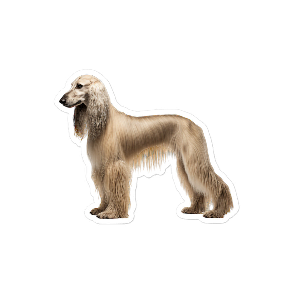 Afghan Hound Sticker - Stickerfy.ai
