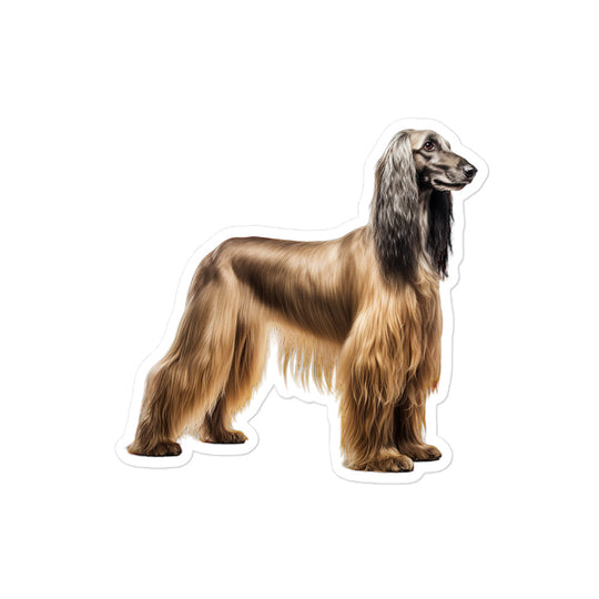 Afghan Hound Sticker - Stickerfy.ai