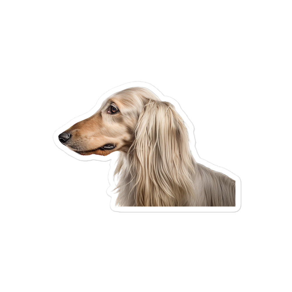 Afghan Hound Sticker - Stickerfy.ai