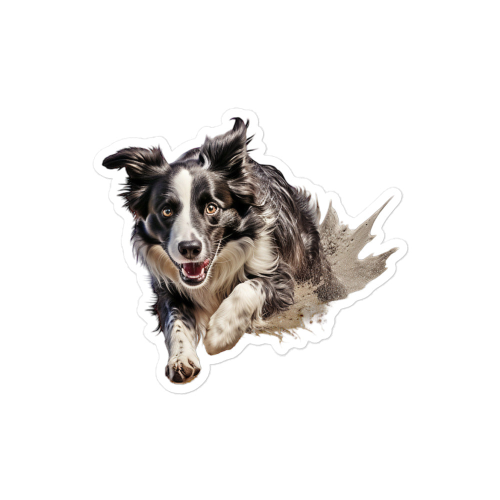 Border Collie Sticker - Stickerfy.ai