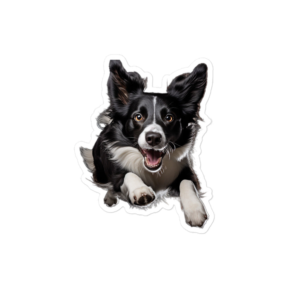 Border Collie Sticker - Stickerfy.ai