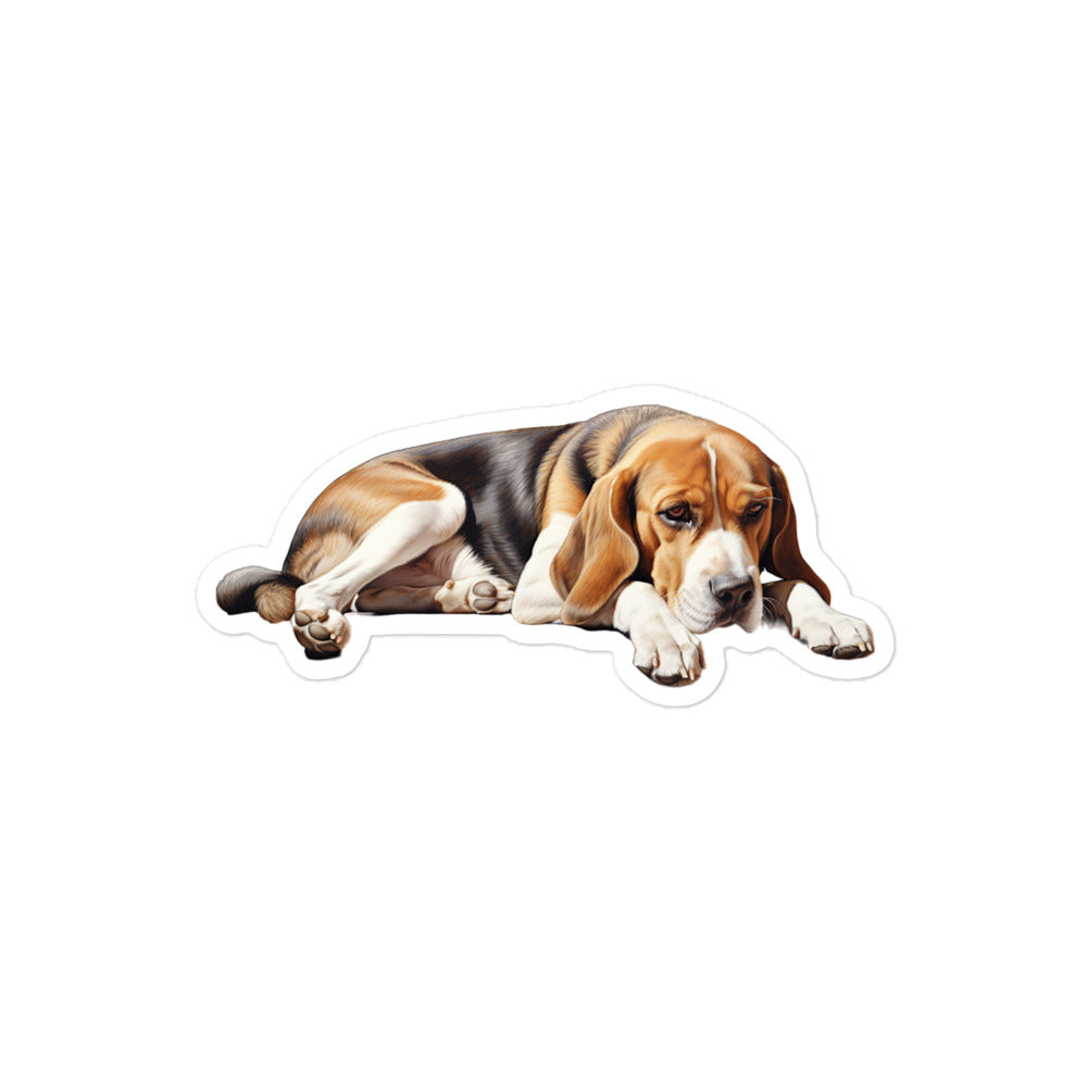 Beagle Sticker - Stickerfy.ai