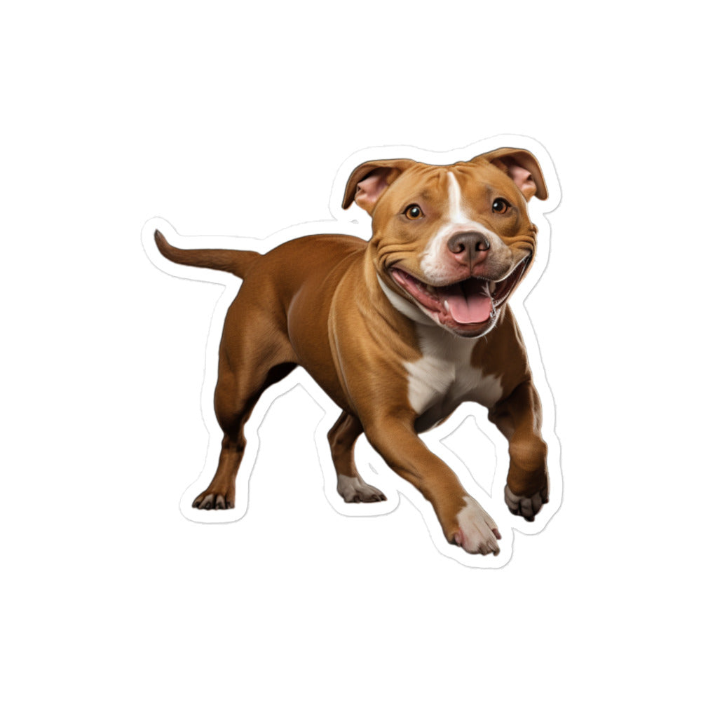 American Staffordshire Terrier Sticker - Stickerfy.ai