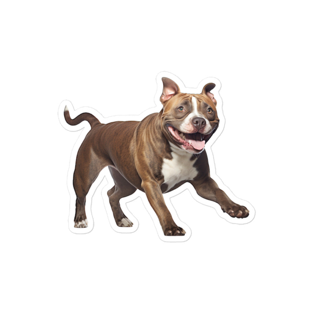 American Staffordshire Terrier Sticker - Stickerfy.ai