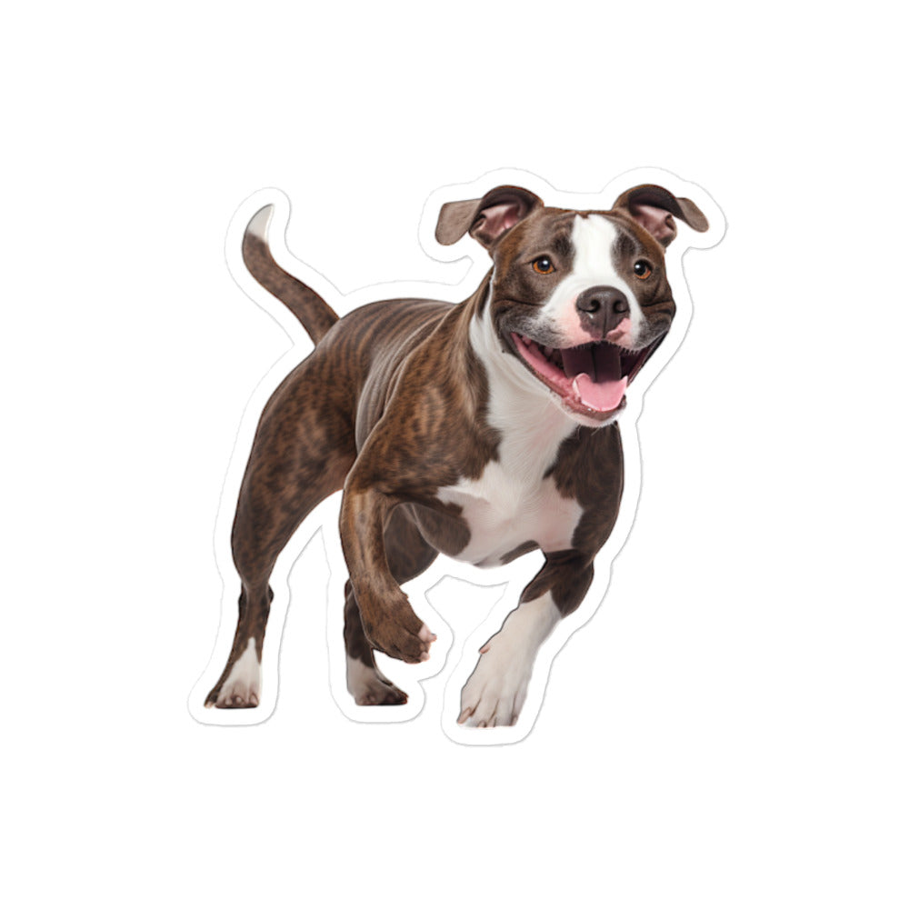 American Staffordshire Terrier Sticker - Stickerfy.ai