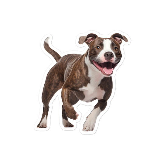 American Staffordshire Terrier Sticker - Stickerfy.ai