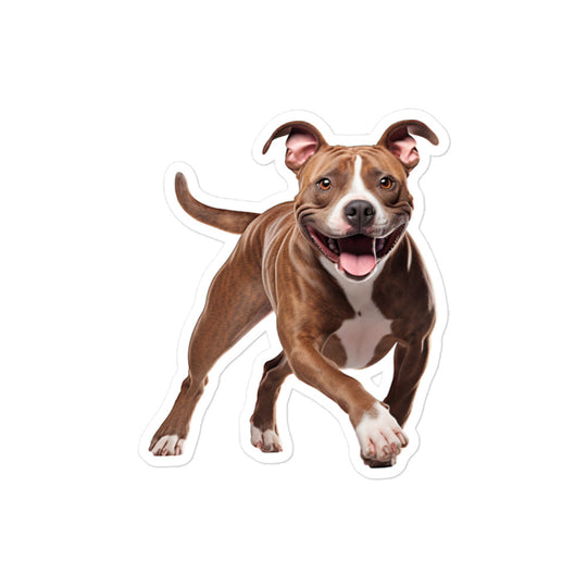 American Staffordshire Terrier Sticker - Stickerfy.ai