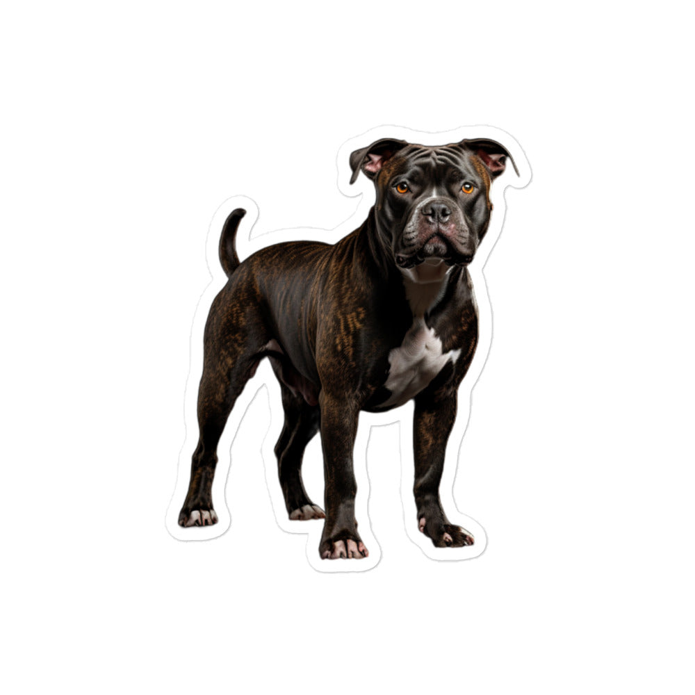 American Staffordshire Terrier Sticker - Stickerfy.ai