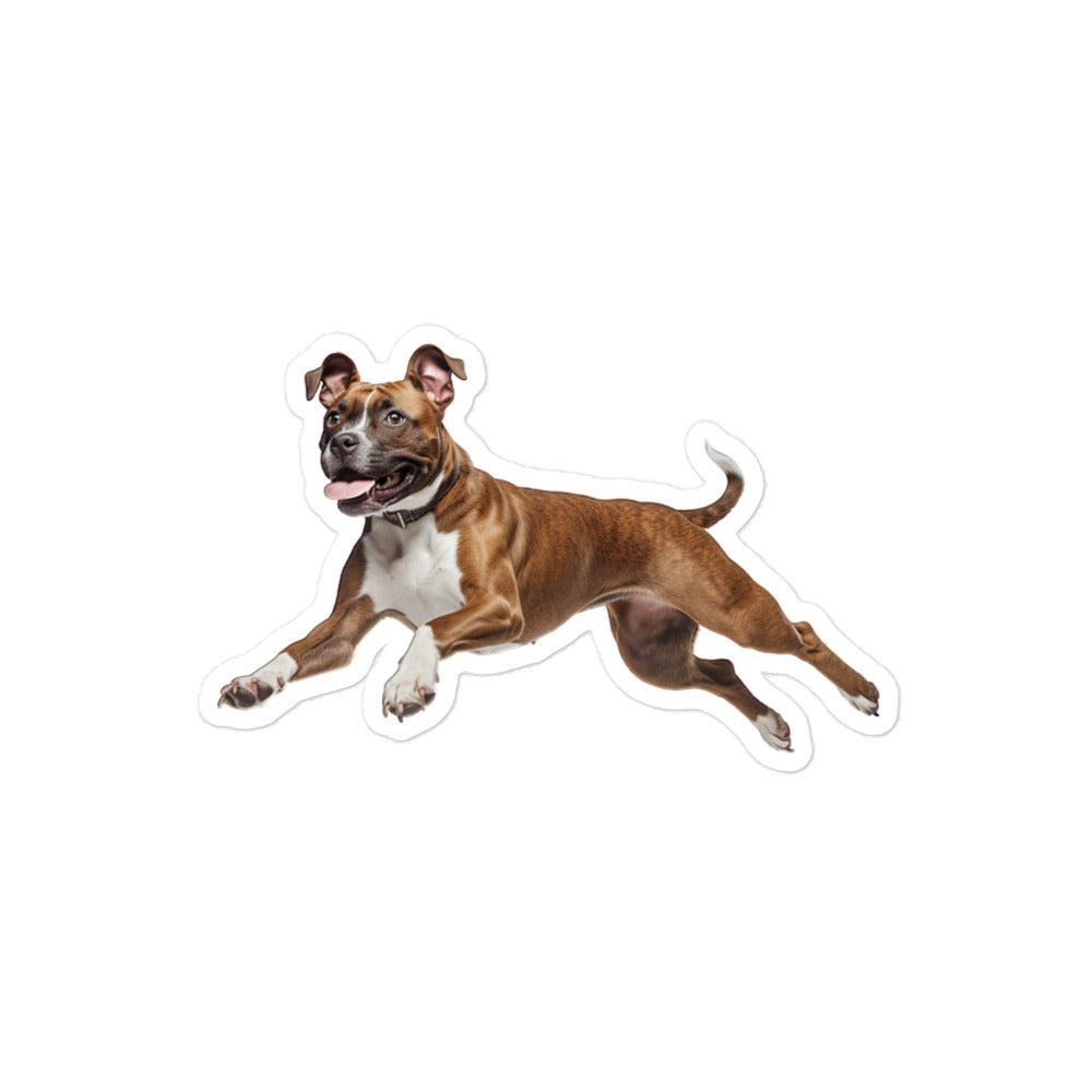 American Staffordshire Terrier Sticker - Stickerfy.ai