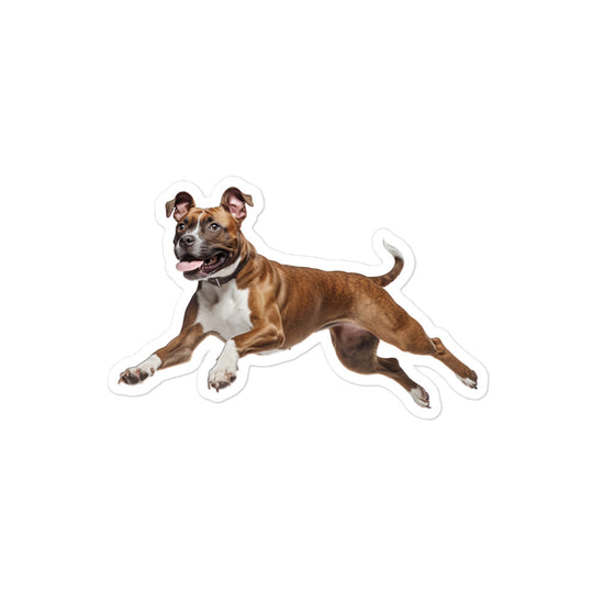 American Staffordshire Terrier Sticker - Stickerfy.ai