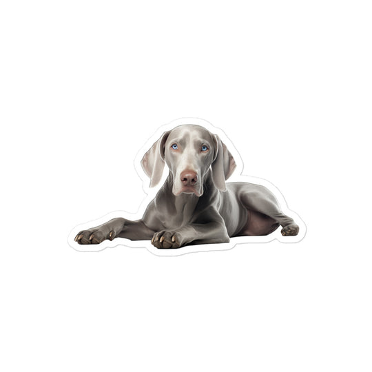 Weimaraner Sticker - Stickerfy.ai