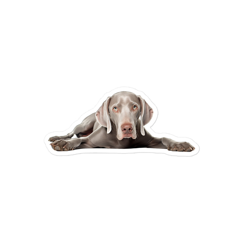 Weimaraner Sticker - Stickerfy.ai