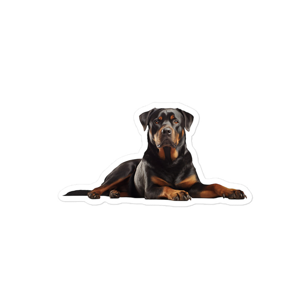 Rottweiler Sticker - Stickerfy.ai