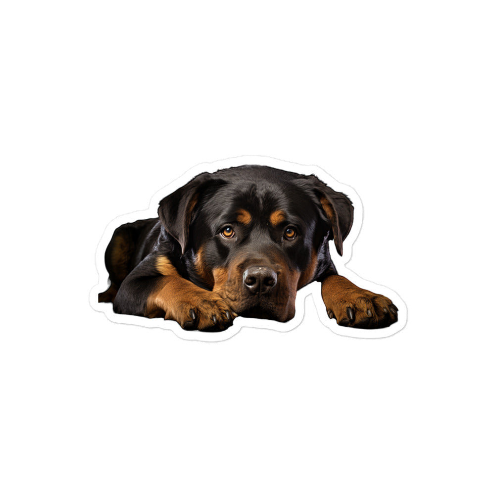 Rottweiler Sticker - Stickerfy.ai
