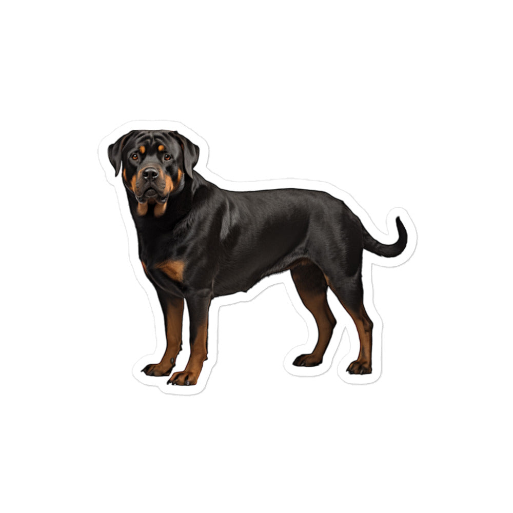 Rottweiler Sticker - Stickerfy.ai