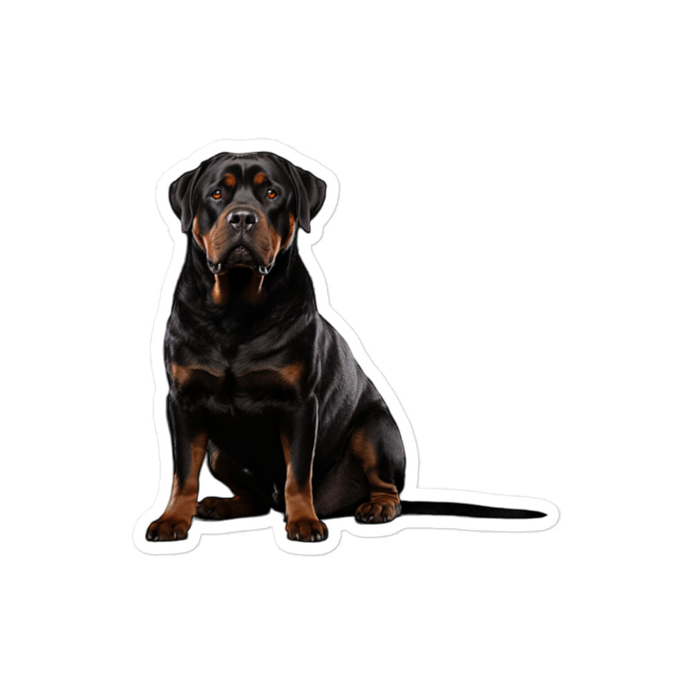 Rottweiler Sticker - Stickerfy.ai