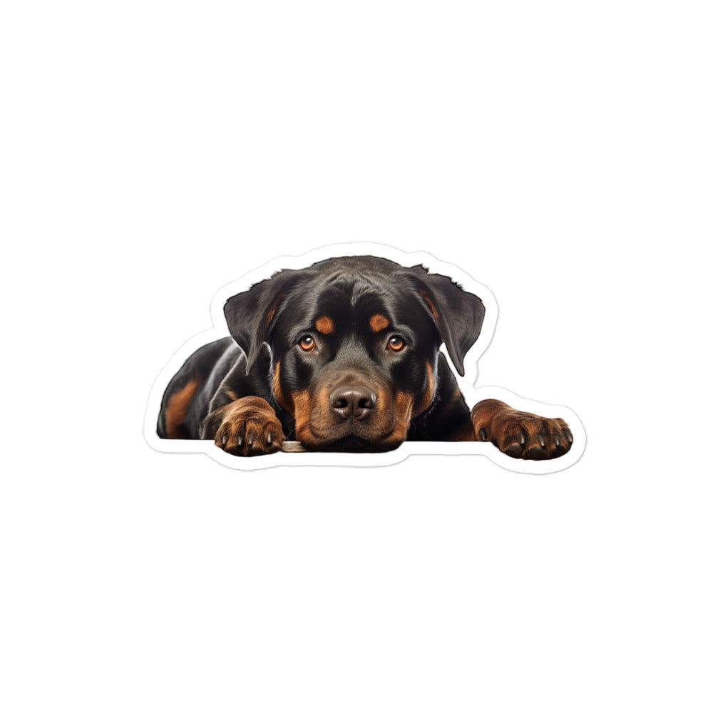 Rottweiler Sticker - Stickerfy.ai