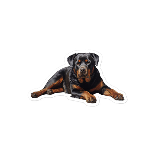 Rottweiler Sticker - Stickerfy.ai