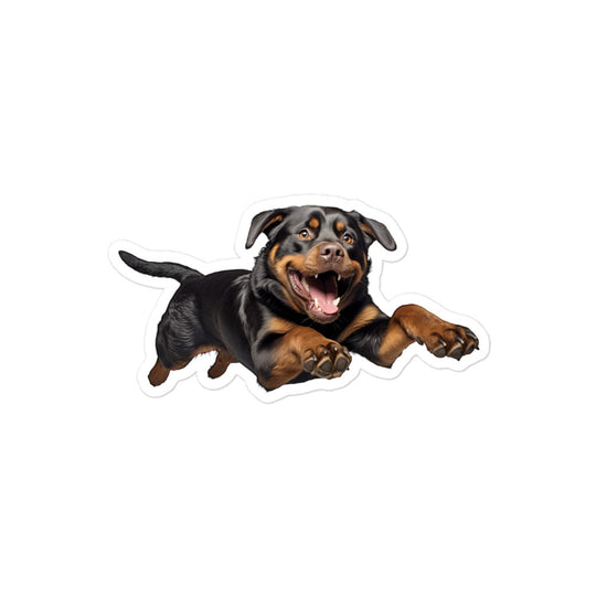 Rottweiler Sticker - Stickerfy.ai