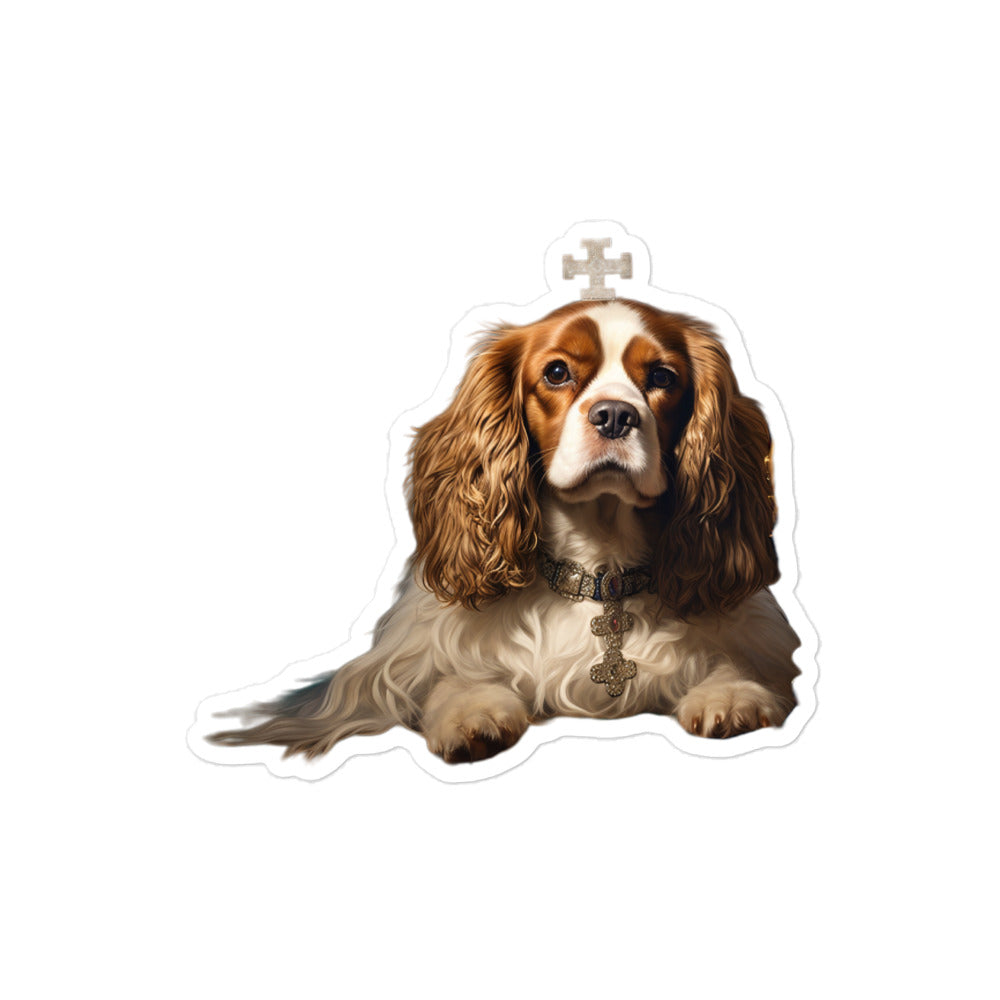 Cavalier King Charles Spaniel Sticker - Stickerfy.ai