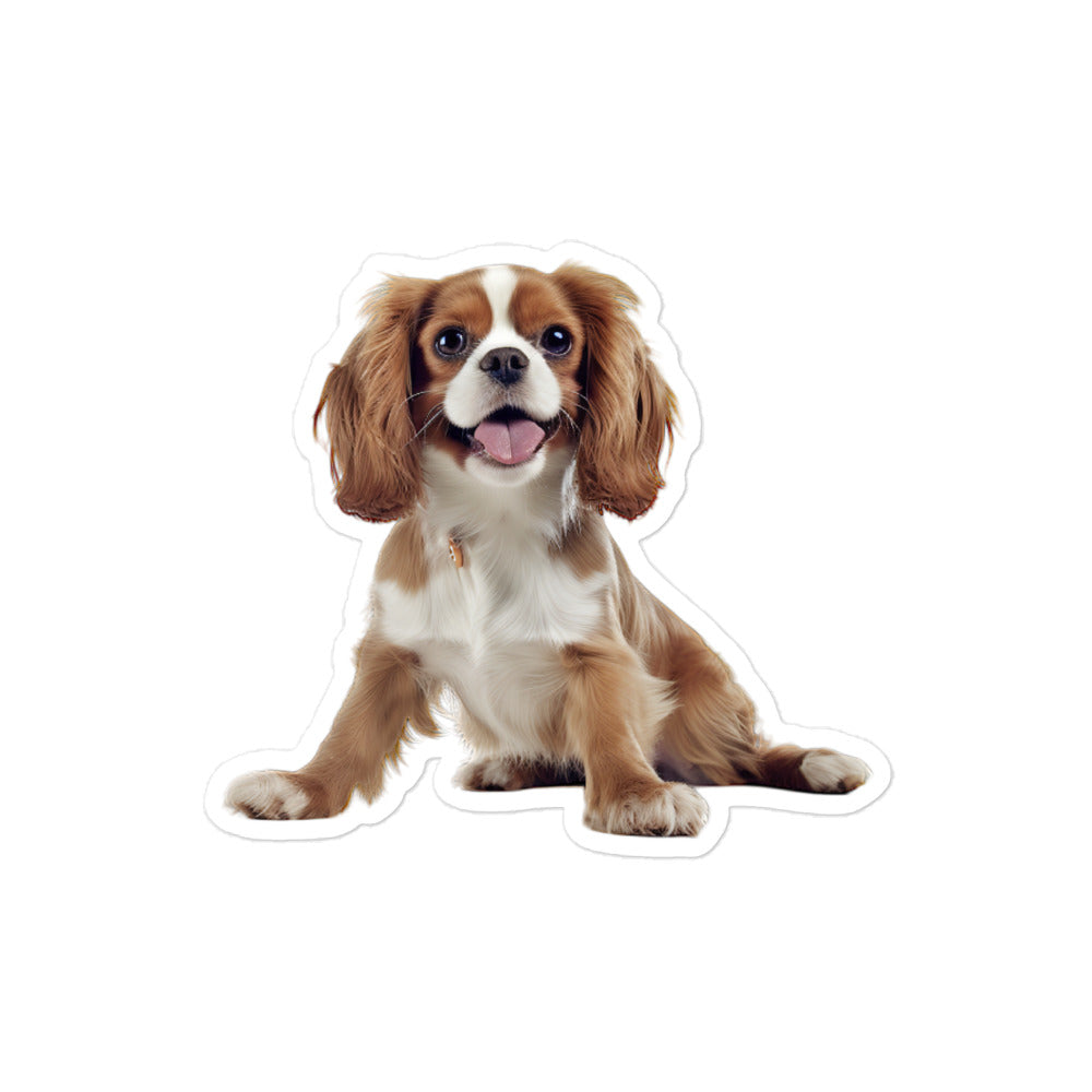 Cavalier King Charles Spaniel Sticker - Stickerfy.ai