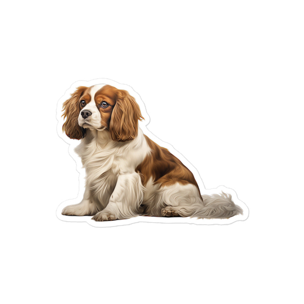 Cavalier King Charles Spaniel Sticker - Stickerfy.ai