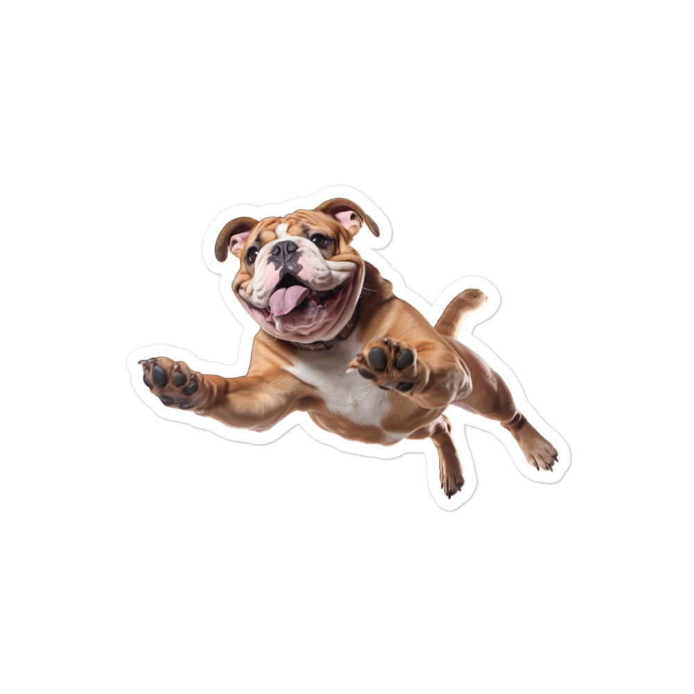 Bulldog Sticker - Stickerfy.ai