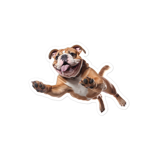Bulldog Sticker - Stickerfy.ai